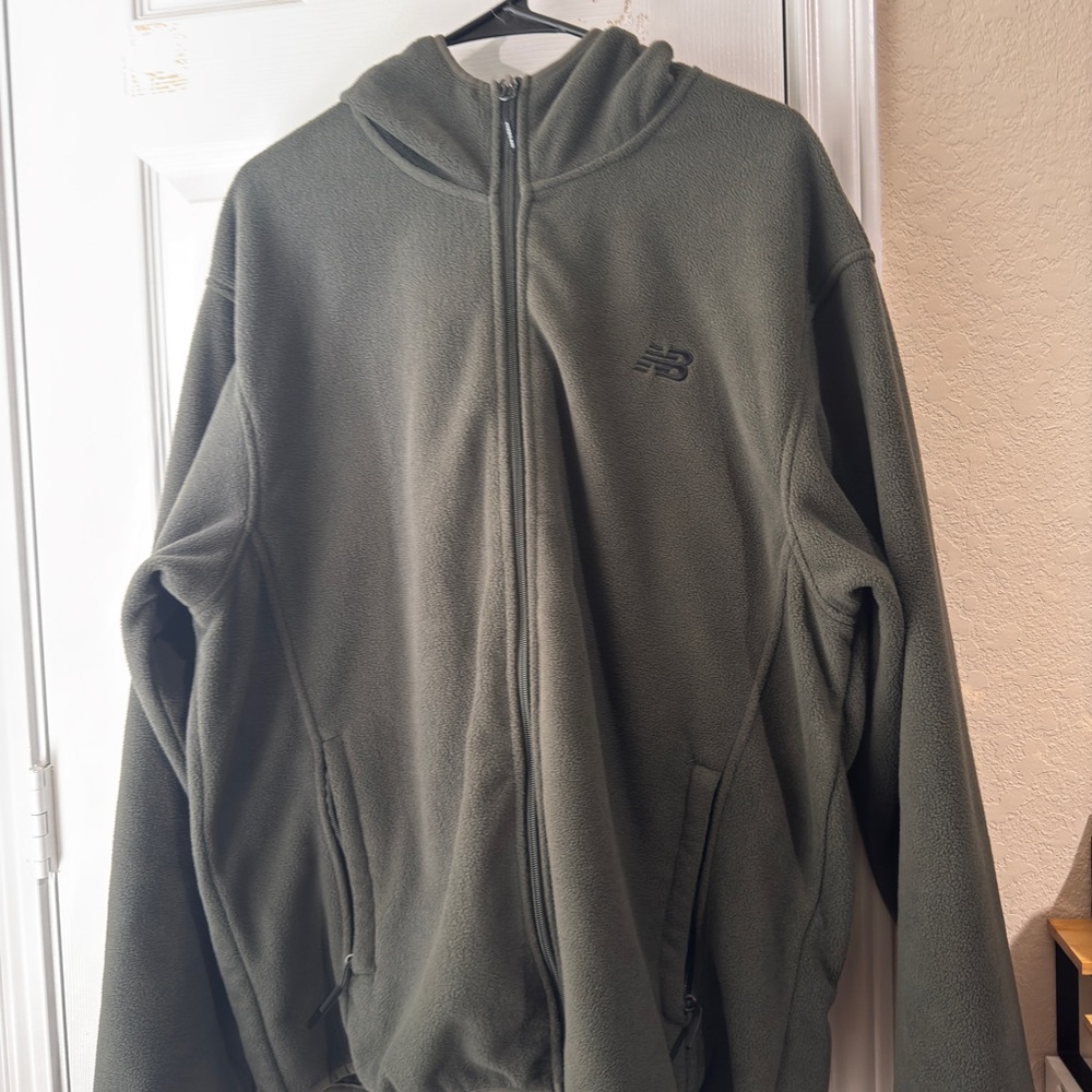 New Balance Forest Green Fleece Hoodie